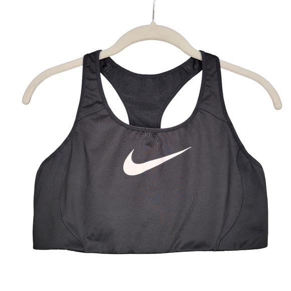 ASO Monica Friends Nike sports bra women's‎ size XL black white swoosh dri-fit - Picture 2 of 12